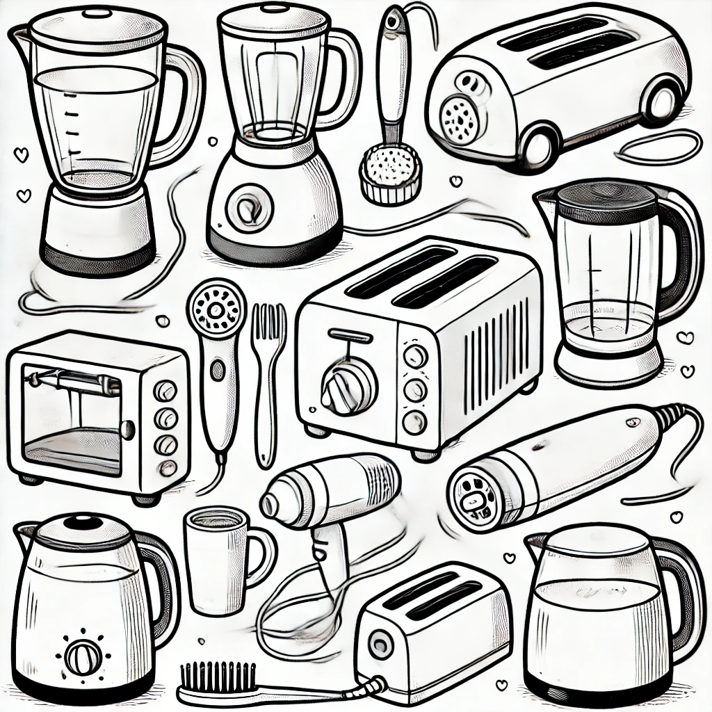 Küchengeräte und Badezimmergeräte